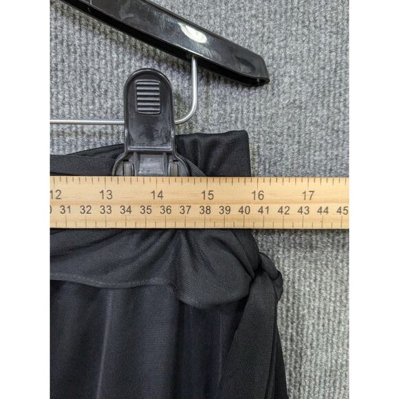 The Pyramid Collection Palazzo Pants Womens Large Wide Leg Flare Belted Flowy - Picture 6 of 12